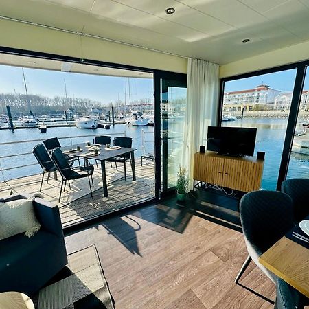 Exklusives Ostsee-Hausboot, Kueche Mit Spueler, Tv, Grosse Sonnenterrasse, 3X Kostenfreie Kfz-Parkplaetze, Klimaanlage, Bis Zu 6 Personen, 2X Baeder, Waschmaschine Boltenhagen  Exterior foto